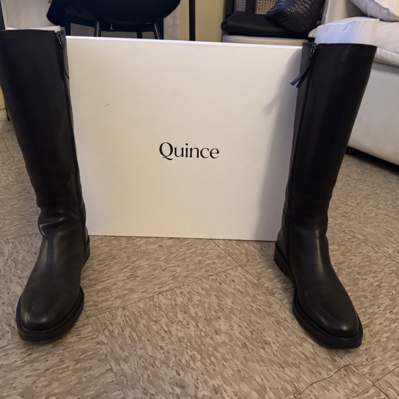 Quince Italian Leather Riding Boot - Picture 2 of 5